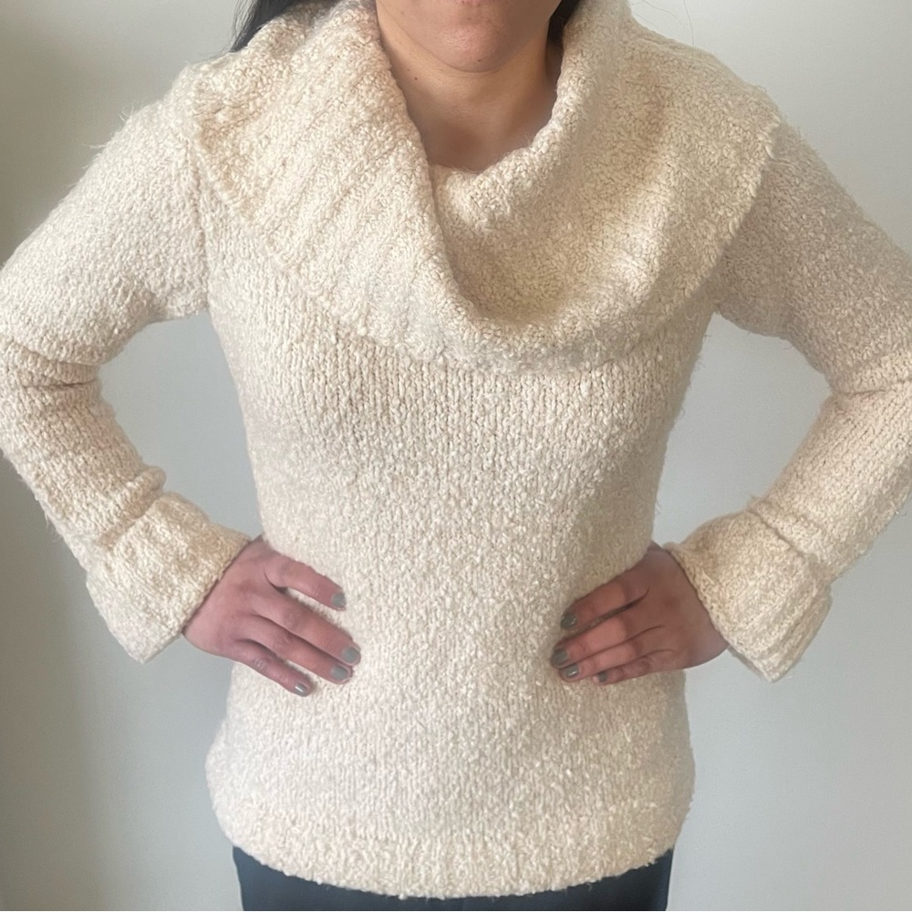 Bebe Cowl Neck Sweater